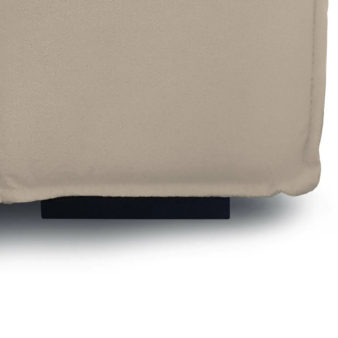 Divano sfoderabile tortora 260x95x85h cm - Aryaly