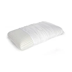 Guanciale Basilico, Made in Italy, 70x40 h16 cm, Bianco
