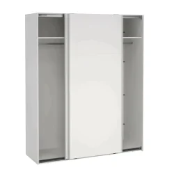Guardaroba 2 ante bianco ante scorrevoli 200x218h cm - Malakas