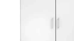 Guardaroba 2 ante bianco camera da letto 77x175h cm - Alibabba