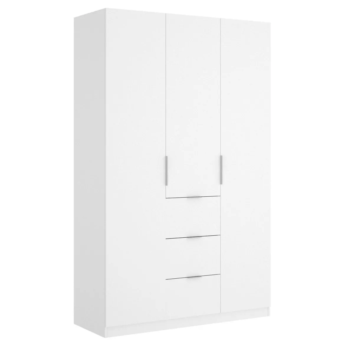 Guardaroba 3 ante bianco lucido 135x204h cm - Anabela