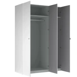 Guardaroba 3 ante bianco salvaspazio 150x218h cm - Arce