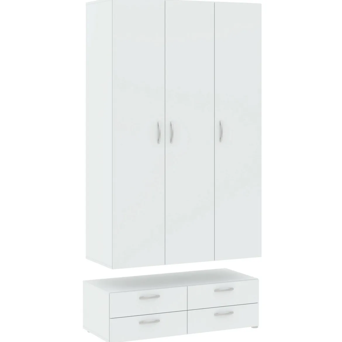 Guardaroba 3 ante bianco 110x214h cm - Randazzo