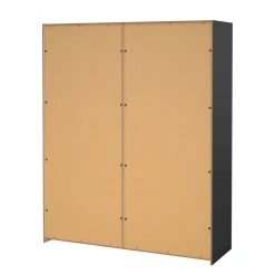 Guardaroba 2 ante grigio ante scorrevoli 178x220h cm - Gomer