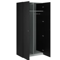 Guardaroba 2 ante nero salvaspazio 100x218h cm - Anagni