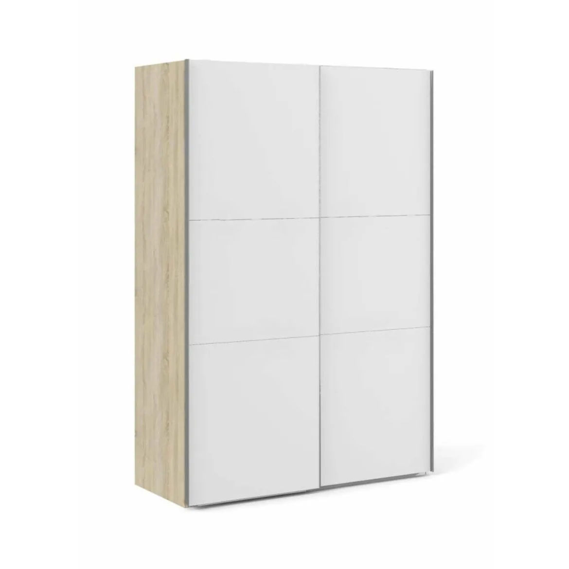 Guardaroba 2 ante quercia e bianco 147x220h cm - Almese