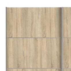 Guardaroba 2 ante quercia e bianco 182x201h cm - Accadia