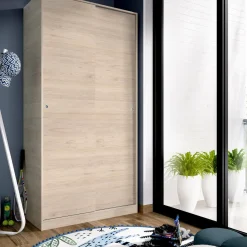 Guardaroba 2 ante rovere 100x204h cm - Abigale