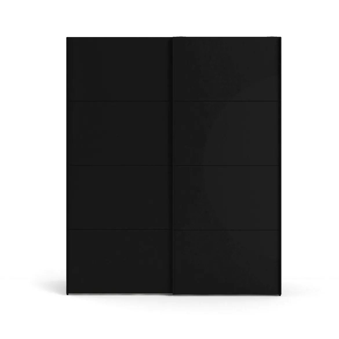 Guardaroba 2 ante scorrevoli nero 182x220h cm - Badesse