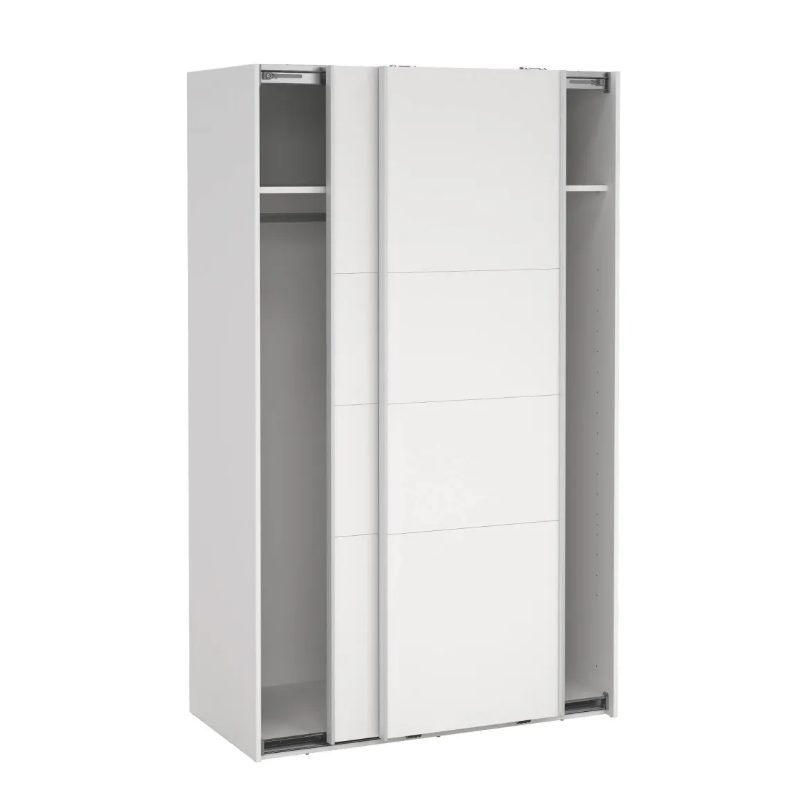 Guardaroba con appendiabiti bianco 118x200h cm - Elen