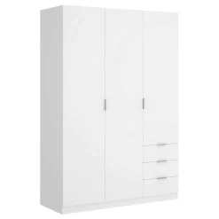 Guardaroba con appendiabiti bianco 121x184h cm - Astru