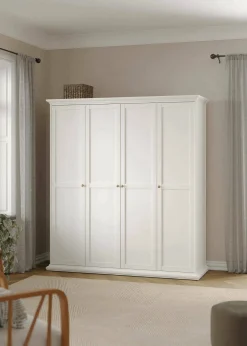 Guardaroba con appendiabiti bianco 181x200h cm - Ayas