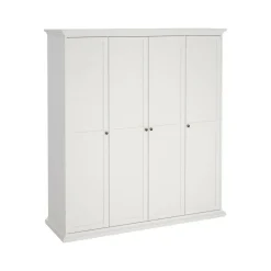 Guardaroba con appendiabiti bianco 181x200h cm - Ayas