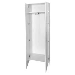Guardaroba con appendiabiti bianco 65x197h cm - Vinadio