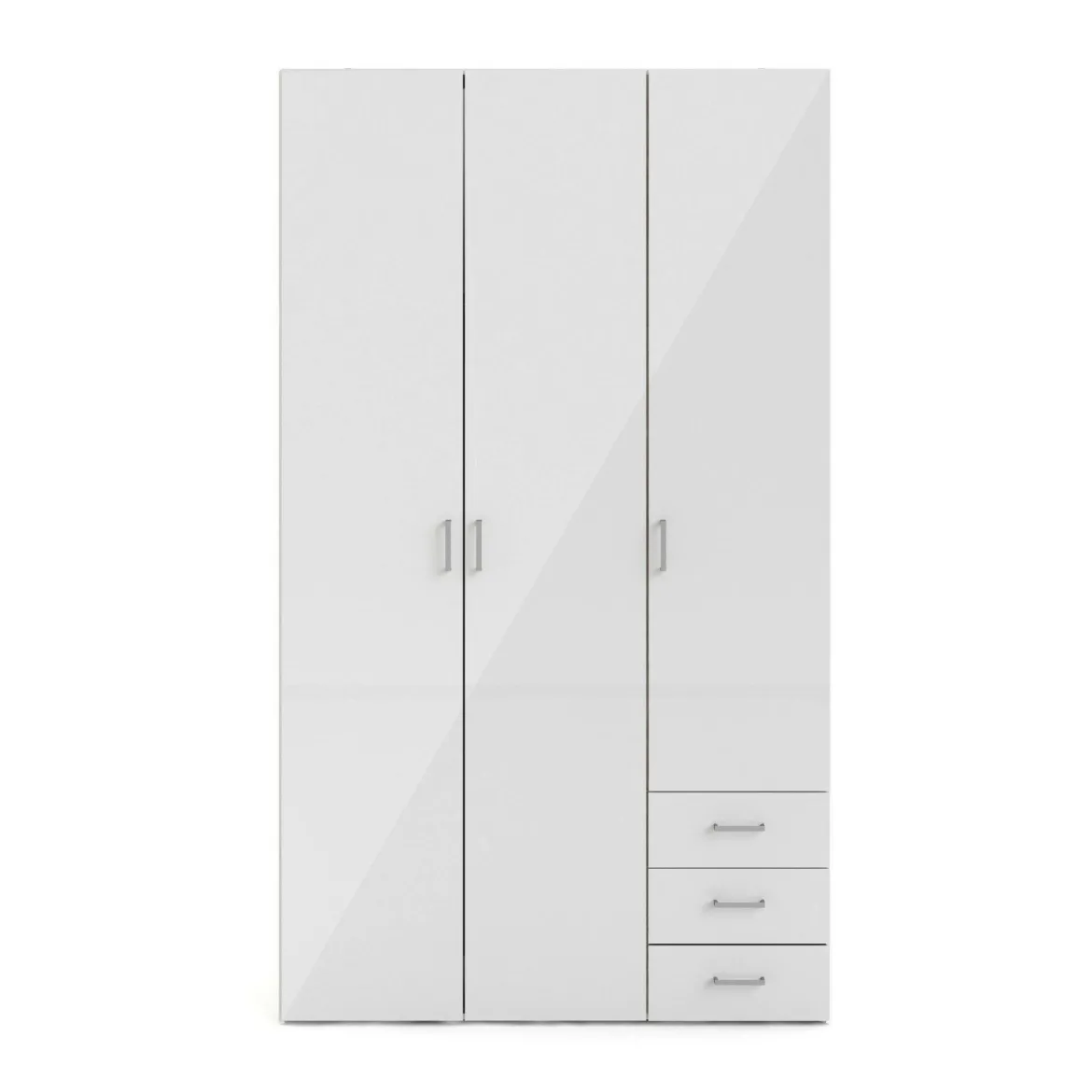 Guardaroba con appendiabiti bianco lucido 115x200h cm - Aquilone