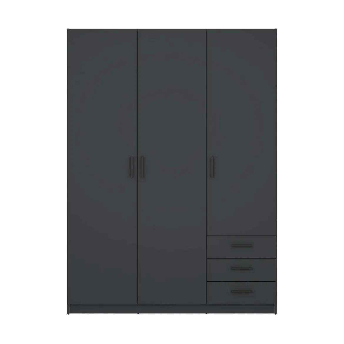 Guardaroba con appendiabiti grigio 147x200h cm - Simeon