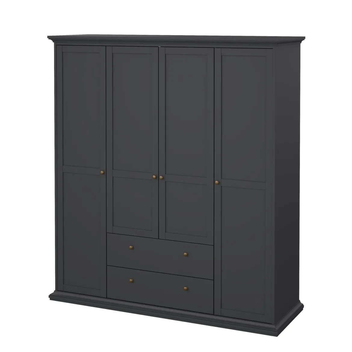 Guardaroba con appendiabiti grigio 181x200h cm - Amarena