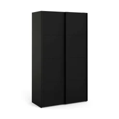 Guardaroba con appendiabiti nero 122x220h cm - Adria