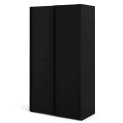 Guardaroba con appendiabiti nero 122x220h cm - Adria