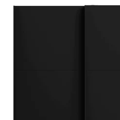 Guardaroba con appendiabiti nero 122x220h cm - Adria