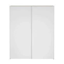 Guardaroba con appendiabiti nero e bianco lucido 182x220h cm - Taxus