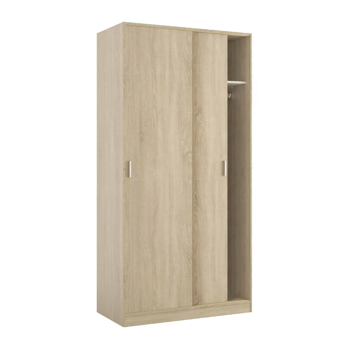 Guardaroba con appendiabiti rovere 121x180h cm - Astuzzia