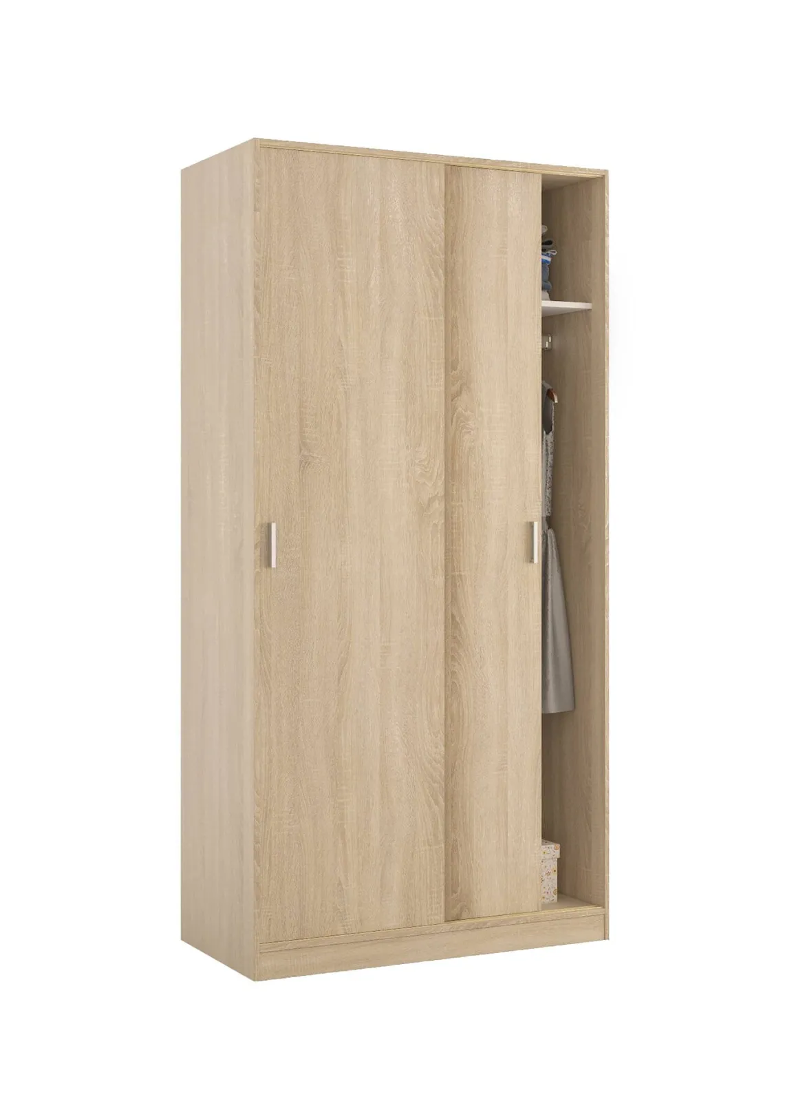 Guardaroba con appendiabiti rovere 121x180h cm - Astuzzia
