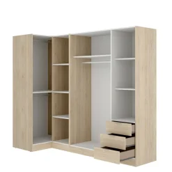 Guardaroba con appendiabiti rovere 213x184h cm - Atena