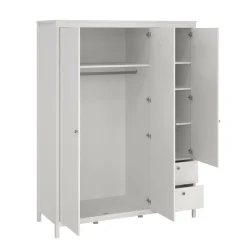 Guardaroba con cassetti bianco 150x199h cm - Rufina
