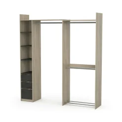 Guardaroba con cassetti rovere 199x218h cm - Battuda