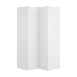 Guardaroba con ripiani regolabili bianco anticato 120x200h cm - Aristode