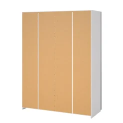 Guardaroba con specchio bianco e nero 182x220h cm - Taxus