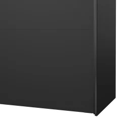 Guardaroba con specchio nero 182x220h cm - Taxus