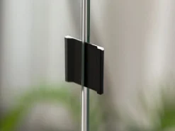 Guardaroba Grande Bianco Crema Nero 9 Ripiani 2 Cassetti 179.5x210.5h cm, Appendiabiti - Taburno