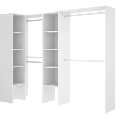 Guardaroba grande classico bianco 228x187h cm - Antilope