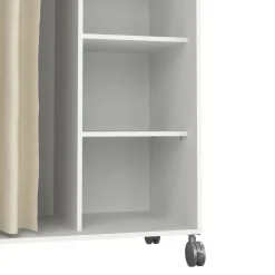 Guardaroba grande classico bianco e cemento 179x202h cm - Amico