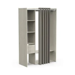 Guardaroba grande con appendiabiti rovere 234x205h cm - Dindo