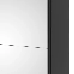 Guardaroba grande con specchio nero 242x220h cm - Catalina