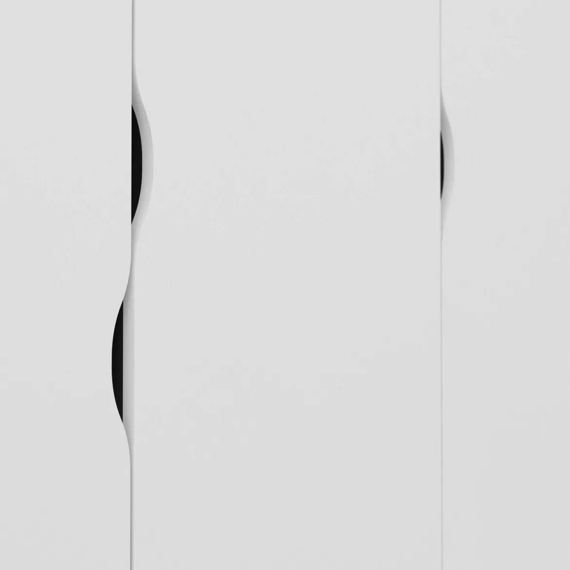 Guardaroba in legno bianco e quercia 147x200h cm - Devota