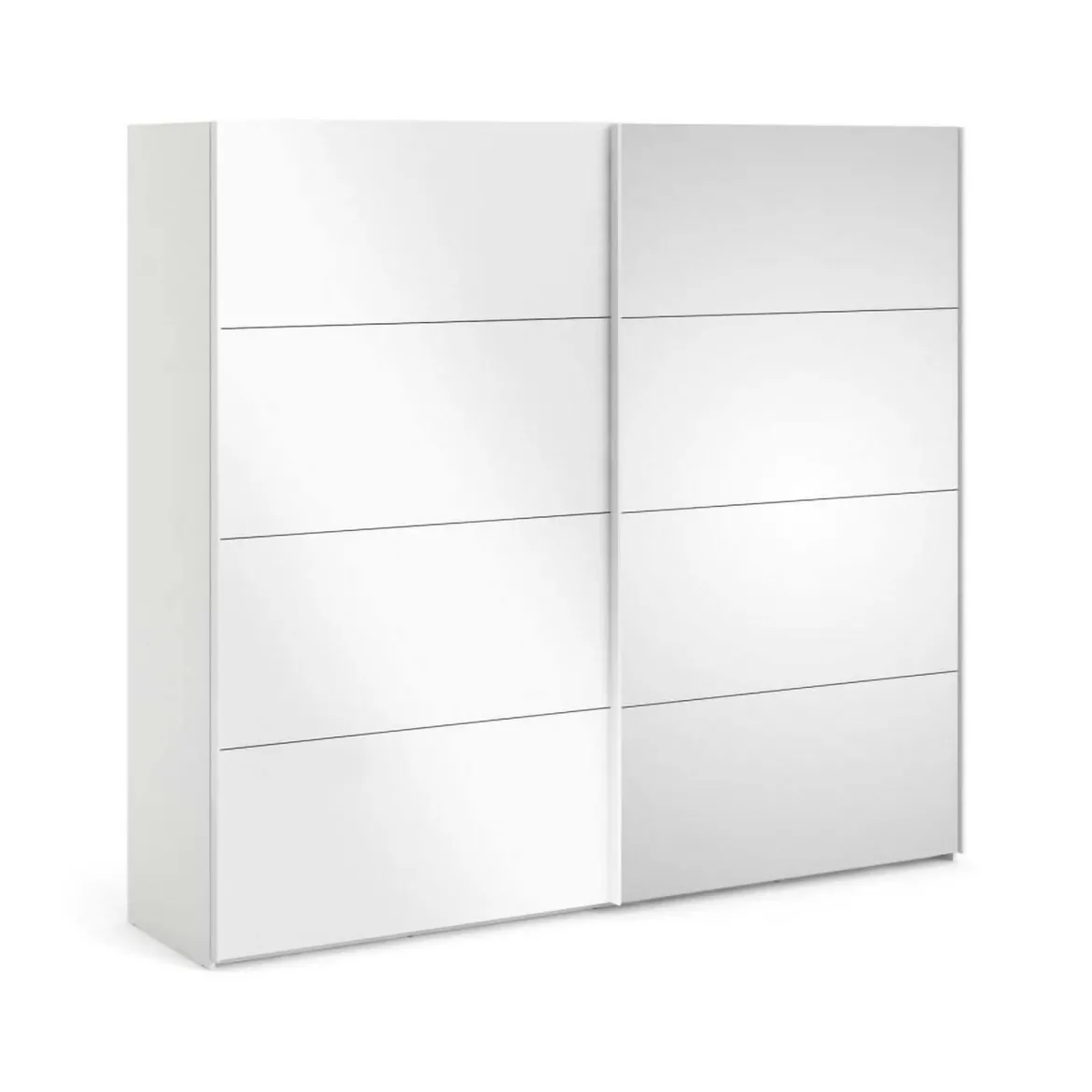 Guardaroba in legno bianco lucido 77x200h cm - Apollina