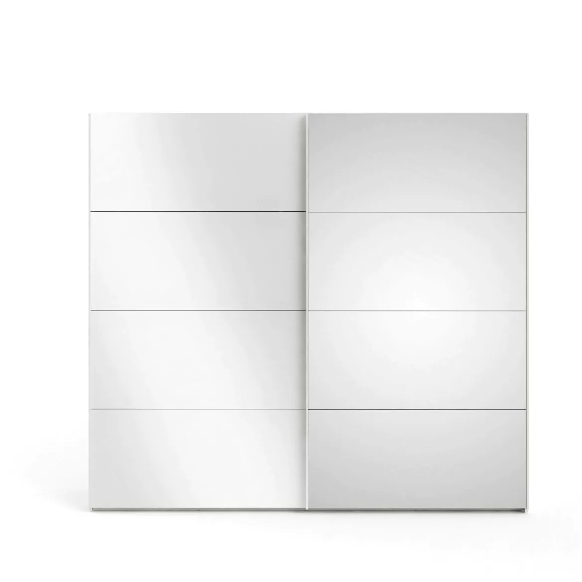 Guardaroba in legno bianco lucido 77x200h cm - Apollina