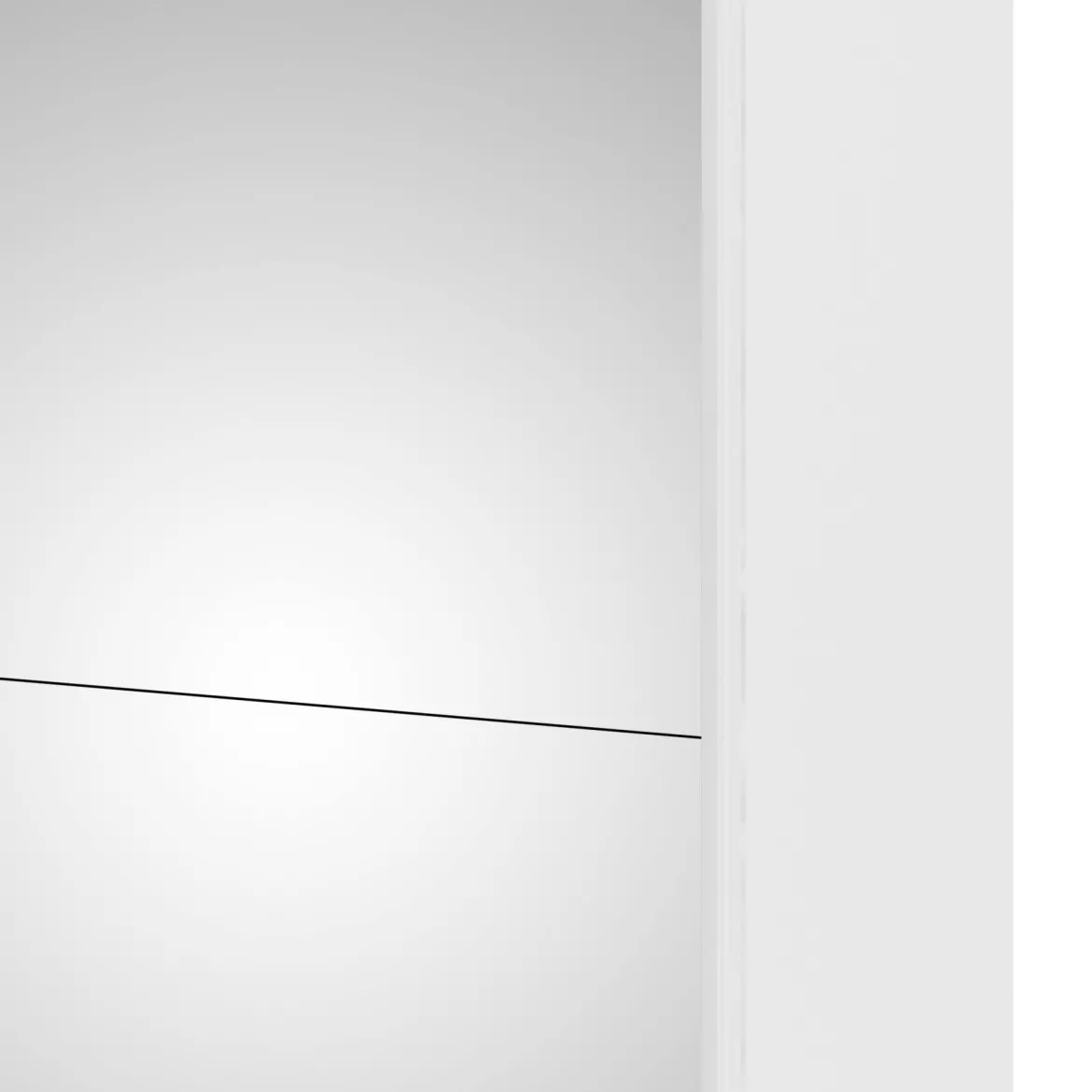 Guardaroba in legno bianco lucido 77x200h cm - Apollina