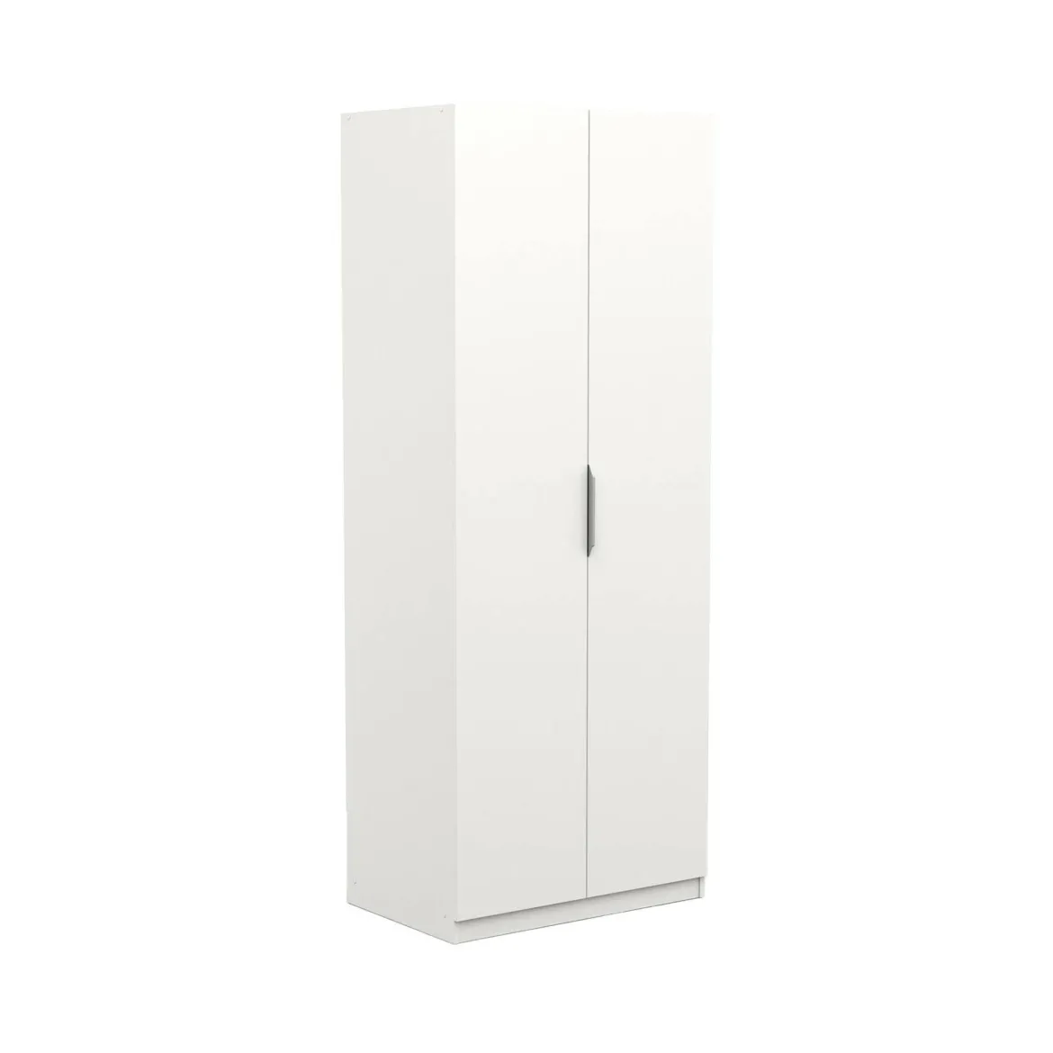 Guardaroba in legno bianco opaco 79x203h cm - Fioretta
