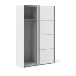 Guardaroba in legno bianco 135x200h cm - Ade