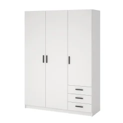 Guardaroba in legno bianco 147x200h cm - Simeon