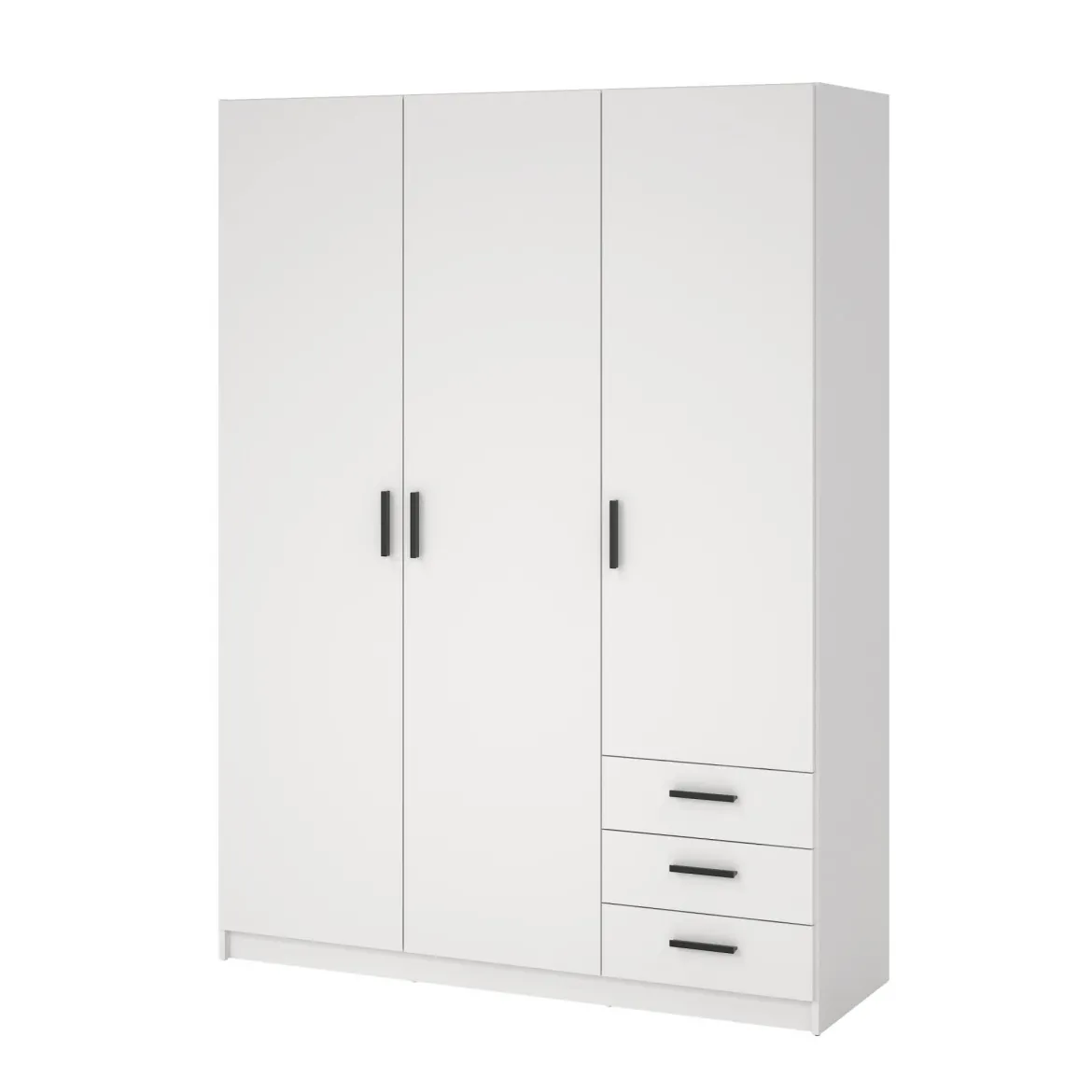 Guardaroba in legno bianco 147x200h cm - Simeon