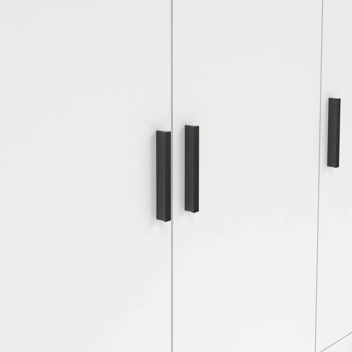 Guardaroba in legno bianco 147x200h cm - Simeon