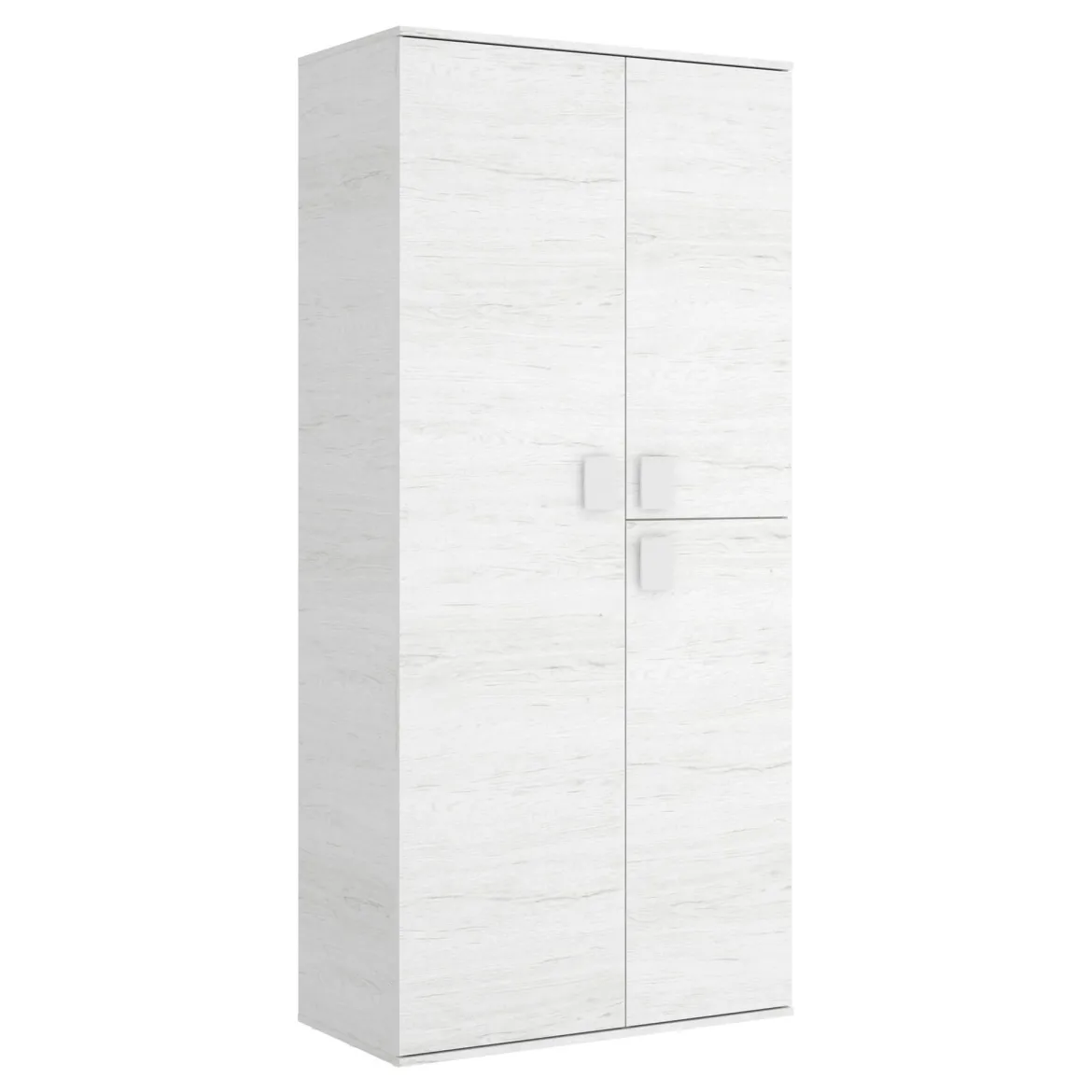 Guardaroba in legno bianco 96x200h cm - Albiolo