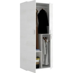 Guardaroba in legno bianco 96x200h cm - Albiolo