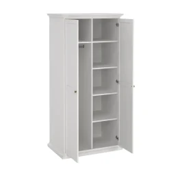 Guardaroba in legno bianco 96x200h cm - Albiolo